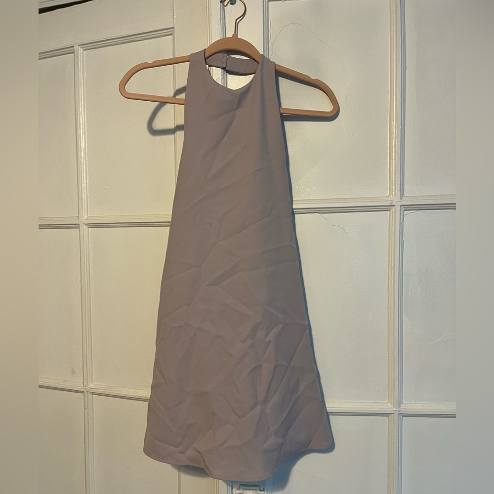Lavender Halter Dress